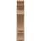 Ekena Millwork 7 1/2-in W x 26-in D x 34-in H Balboa Trad Rough Cedar Woodgrain TimberThane Outlooker, Primed Tan OUTUR075X26X34BOA04RCPR - alternate 3